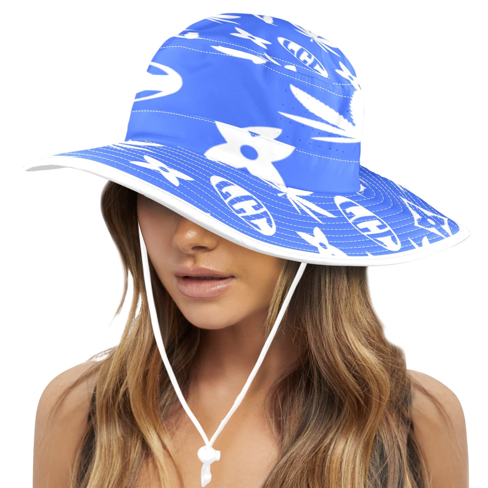 GET HIGHER Wide Brim Bucket Hat