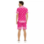 BANDANA FULLY PINKISH Men's Short Sleeve Shirt Sets