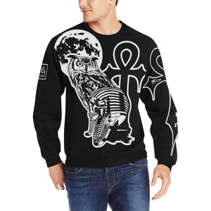 LCC GOTHIC Men's Rib Cuff Crew Neck Sweatshirt