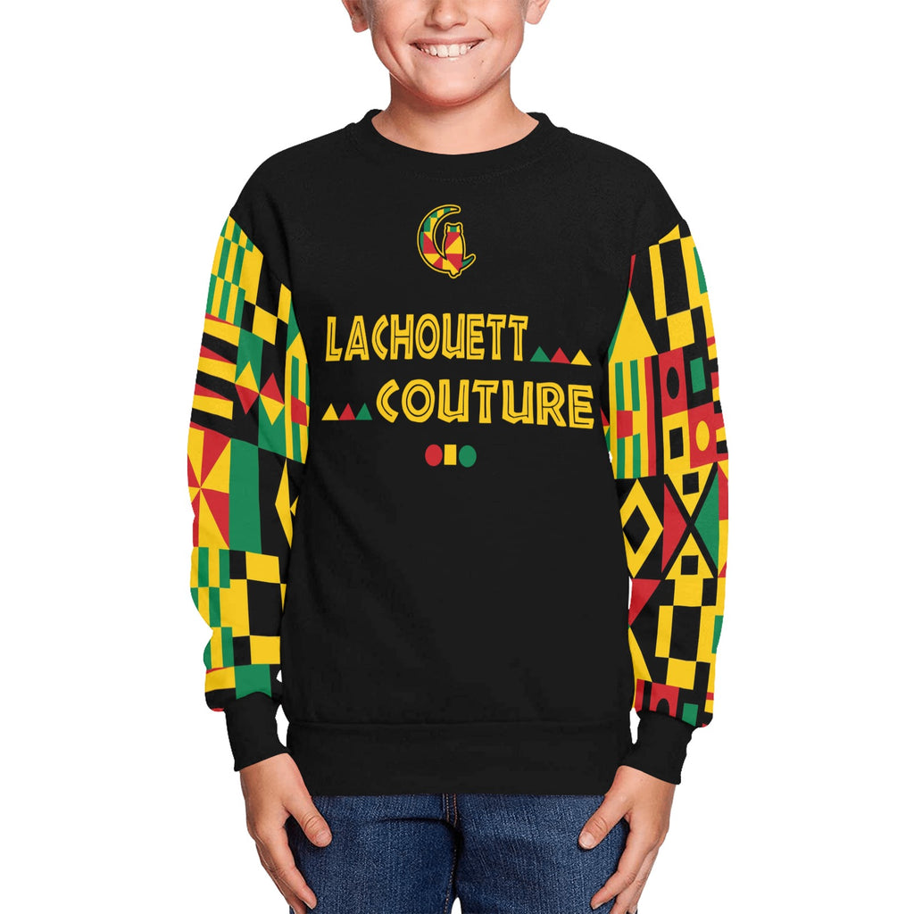 KENTE BUTAN Kids' All Over Print Sweatshirt