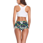 PLAID IN GOLD Women's All Over Print Boyshort Panties