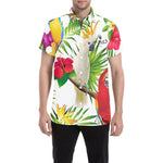 EXOTIC STYLE Men's All Over Print Short Sleeve Shirt