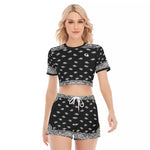 BANDANA FULLY BLC Women's O-neck T-shirt Shorts Suit