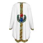 MEDJAY WHT Women's Loose Crew Neck shirt