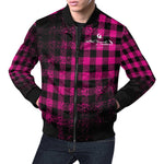 DUSTY PLAID Bomber Jacket for Men