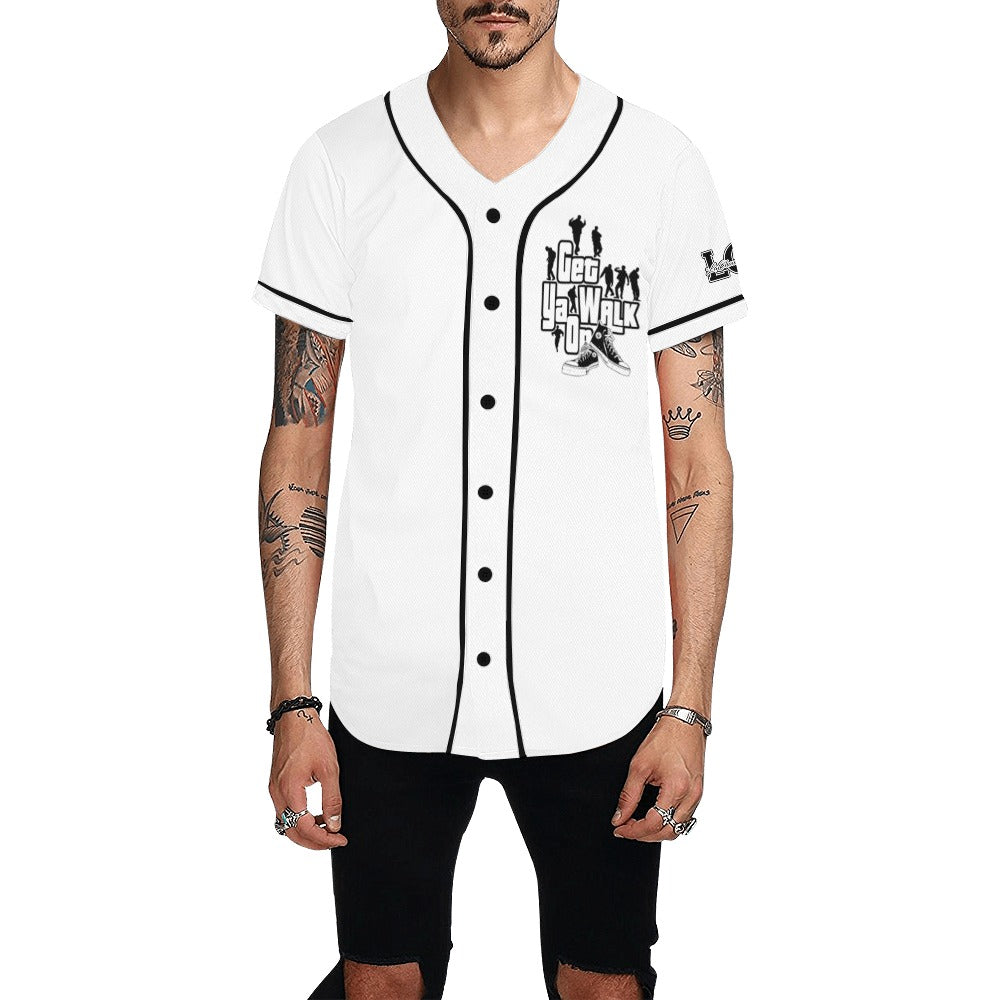 GET YA WALK ON Baseball Jersey for Men