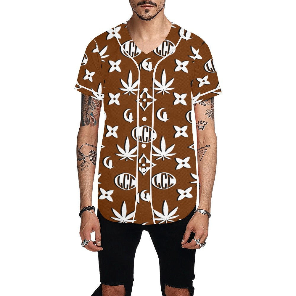 LCC WEEDY All Over Print Baseball Jersey for Men