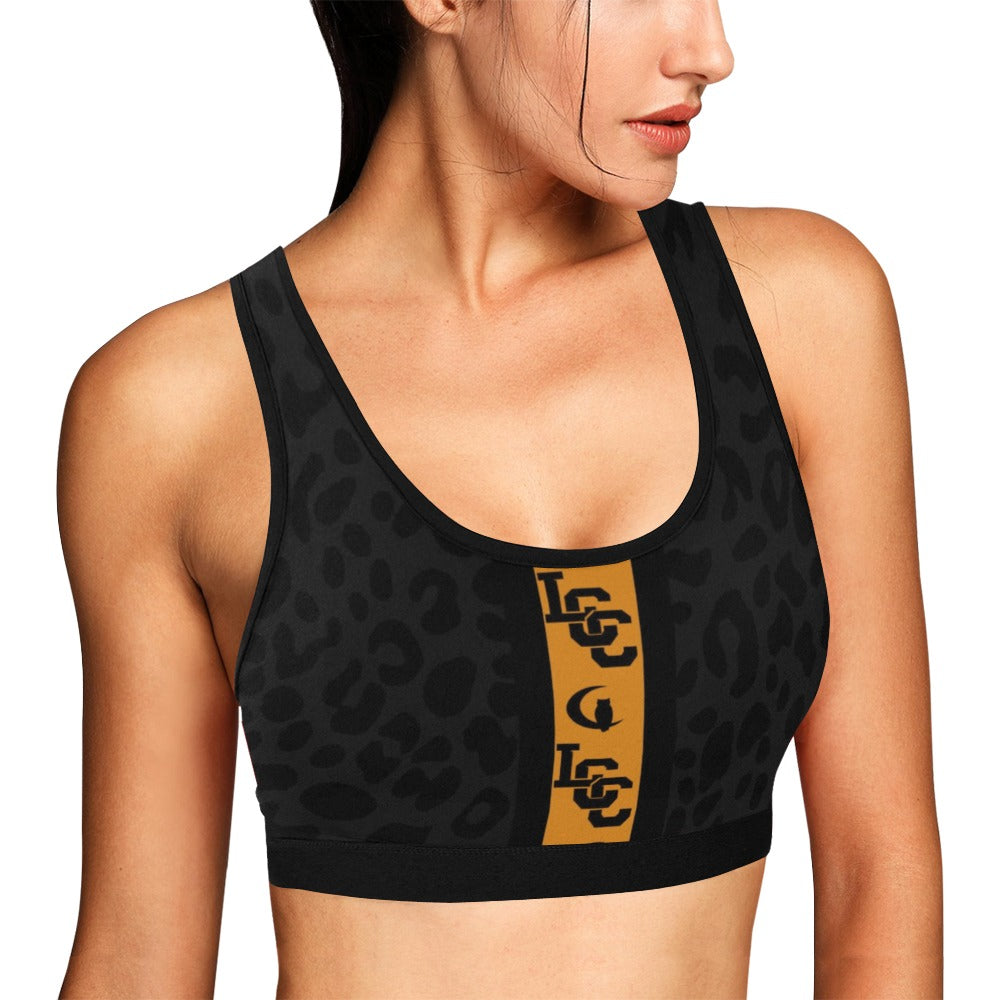 JAGUAR SKIN LCC Women's All Over Print Sports Bra