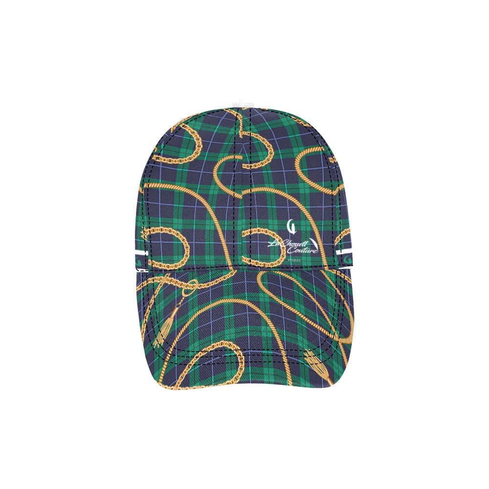 PLAID IN GOLD Dad Cap