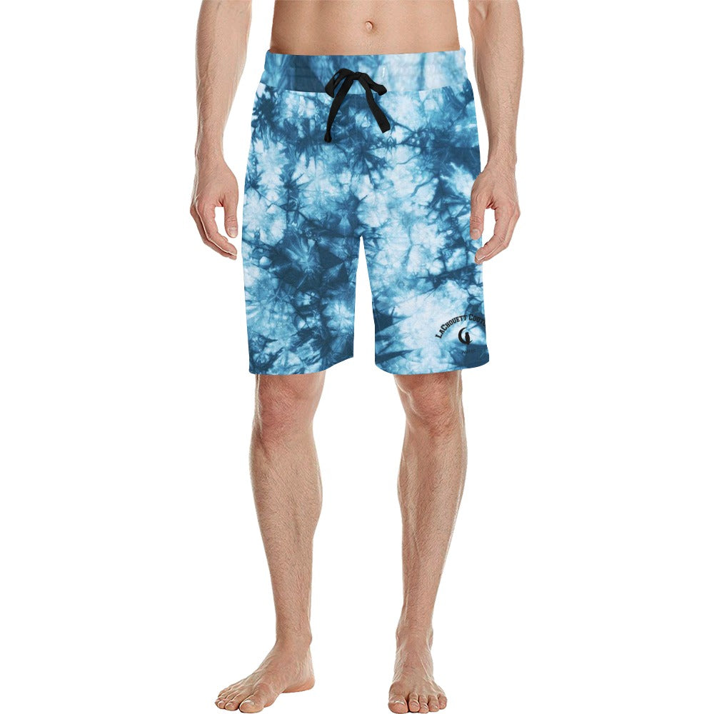 TIE DYE Men's All Over Print Casual Shorts