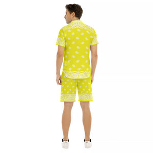 BANDANA FULLY L.K Men's Short Sleeve Shirt Sets