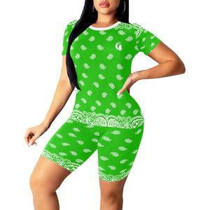 BANDANA FULLY Women's Short Yoga Set