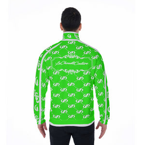 EXCELLENCE GREEN Stand Collar Jacket