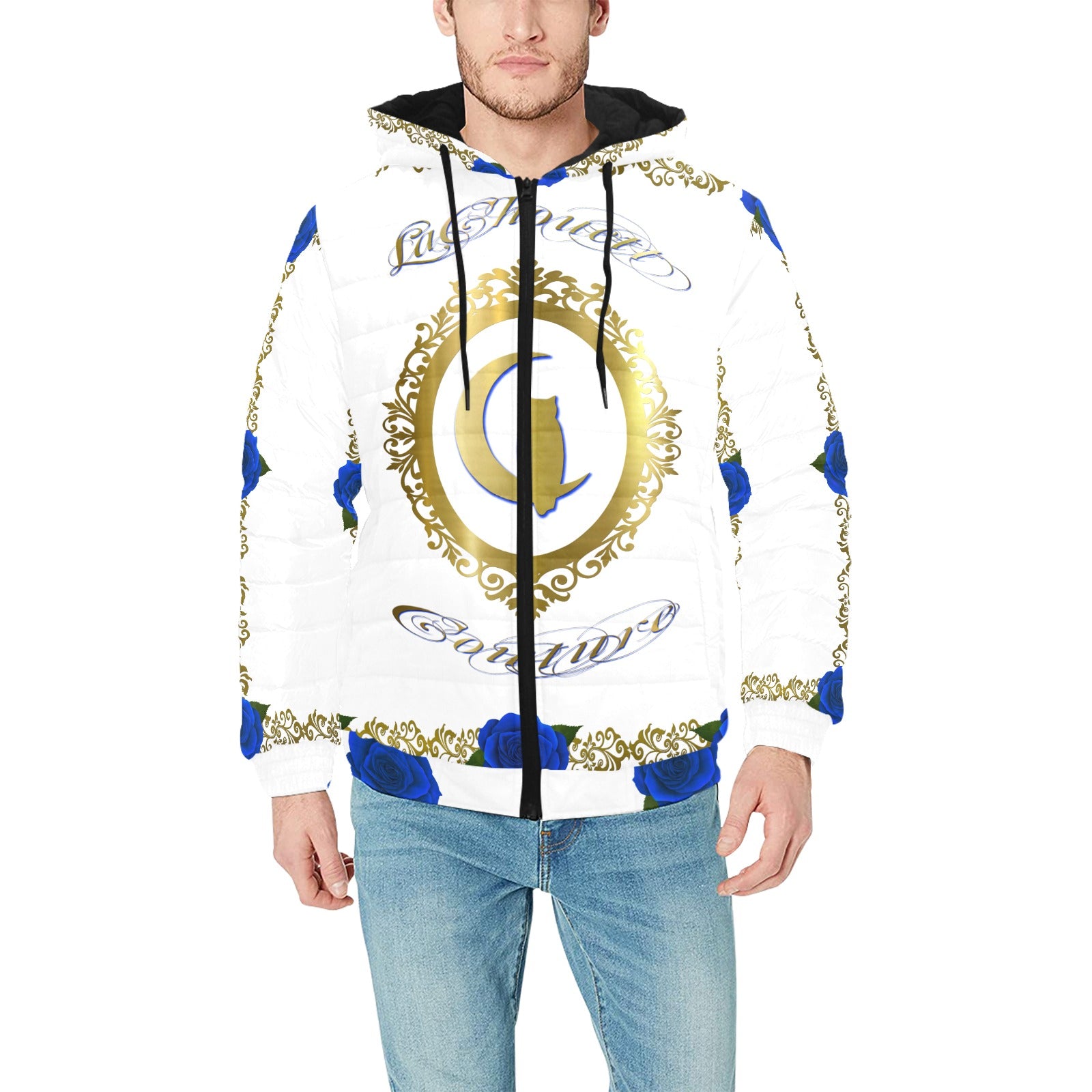 BLUE ROSES LCC Padded Hooded Jacket