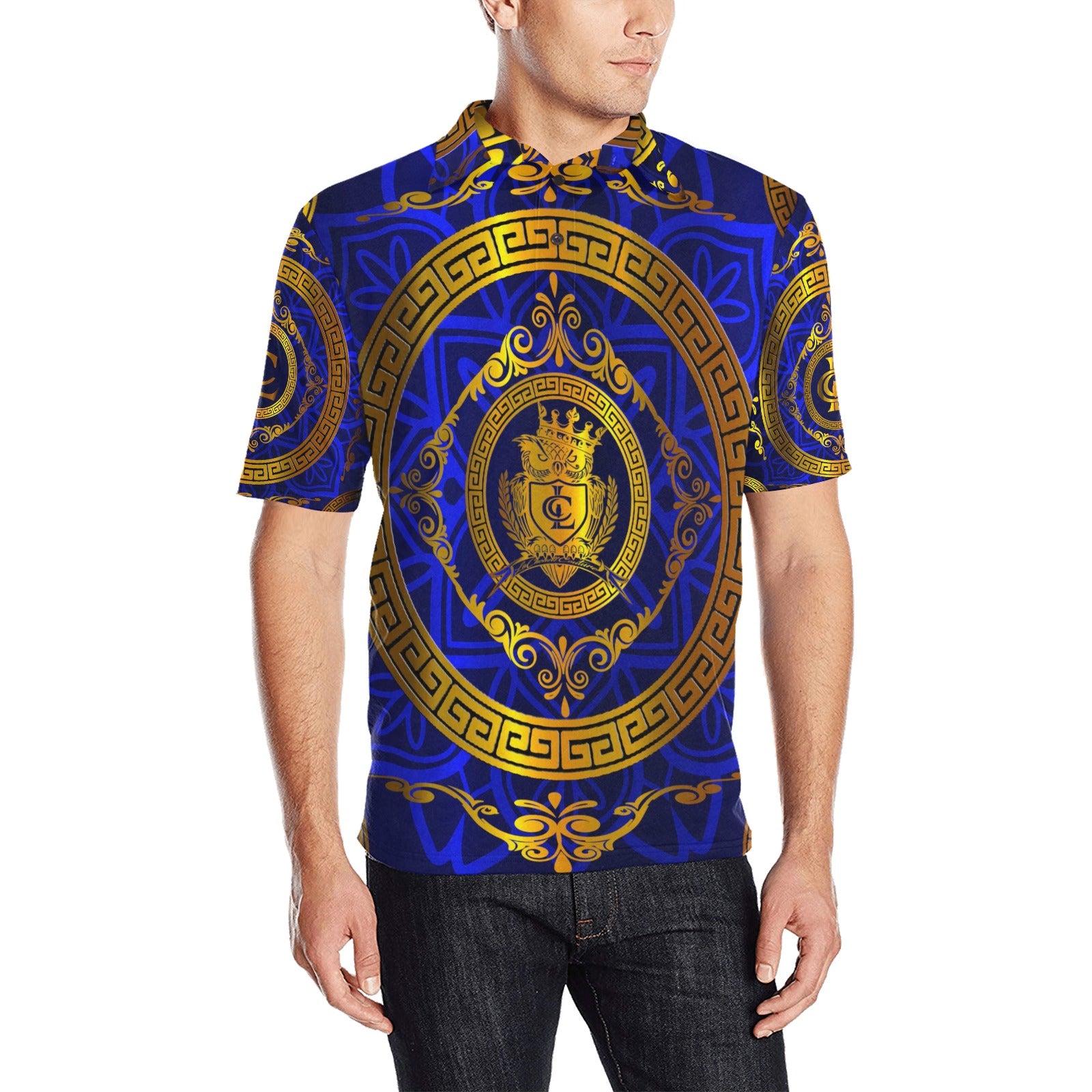 LCC RICH Print Polo Shirt