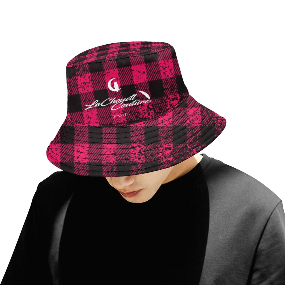 DUSTY PLAID Bucket Hat