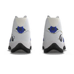 BLUE ROSES Men's High Top Basketball Shoes