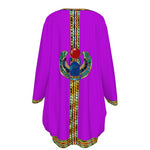 MEDJAY PURPLE Women's Loose Crew Neck shirt