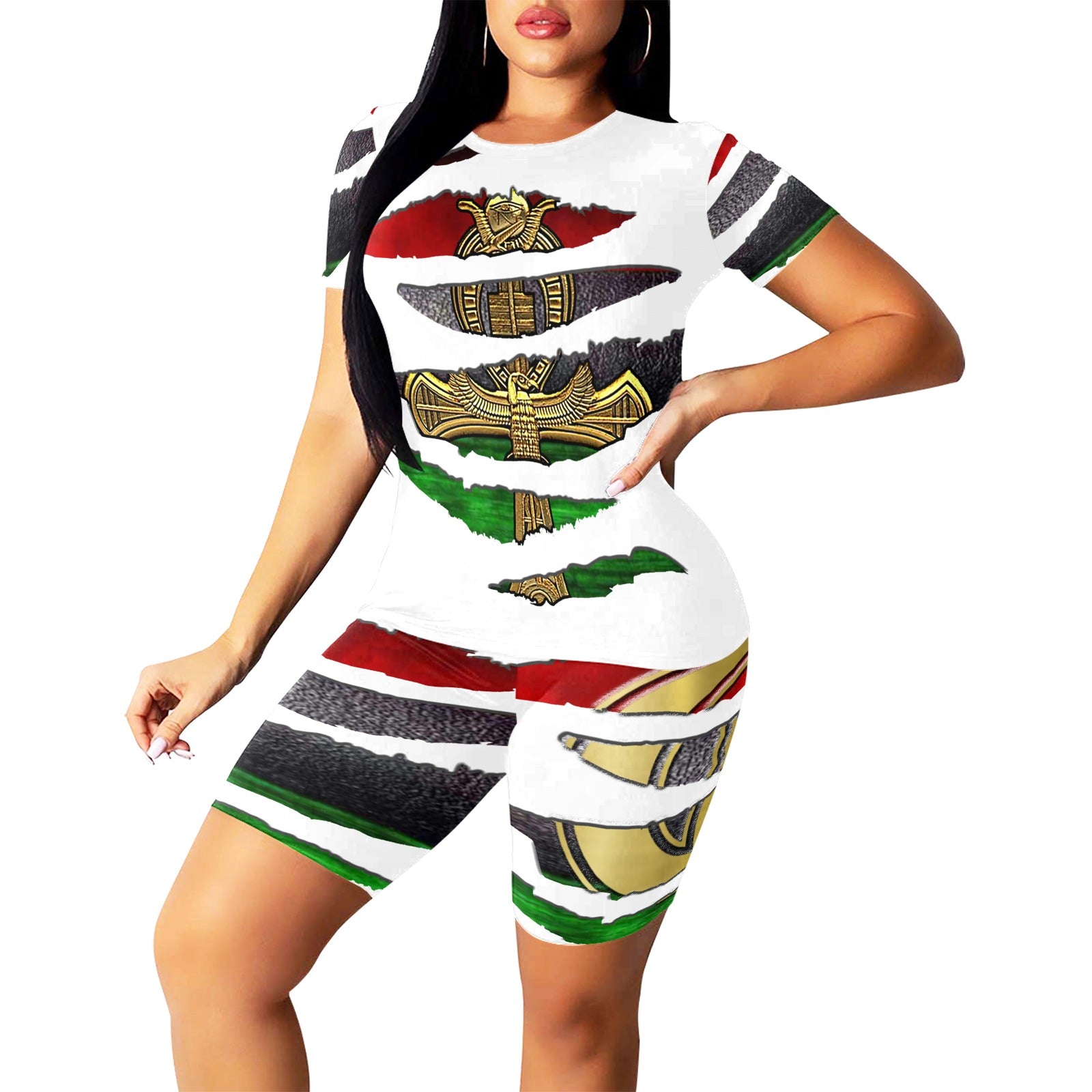 RBG ANKH Women's Short Yoga Set