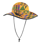 KENTE FULLY Wide Brim Bucket Hat