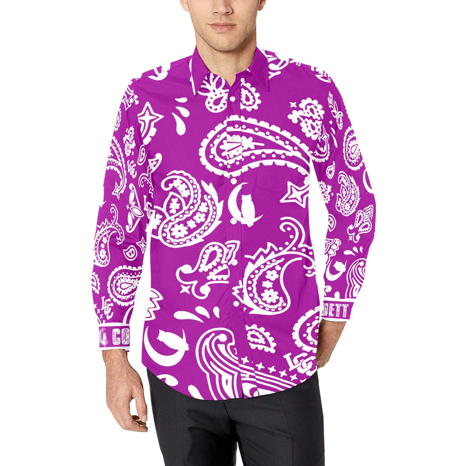 BANDANA PAISLEY Men's Casual Dress Shirt