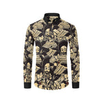 SATTA MASSAGANA Men's All Over Print Casual Dress Shirt