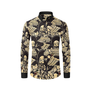 SATTA MASSAGANA Men's All Over Print Casual Dress Shirt