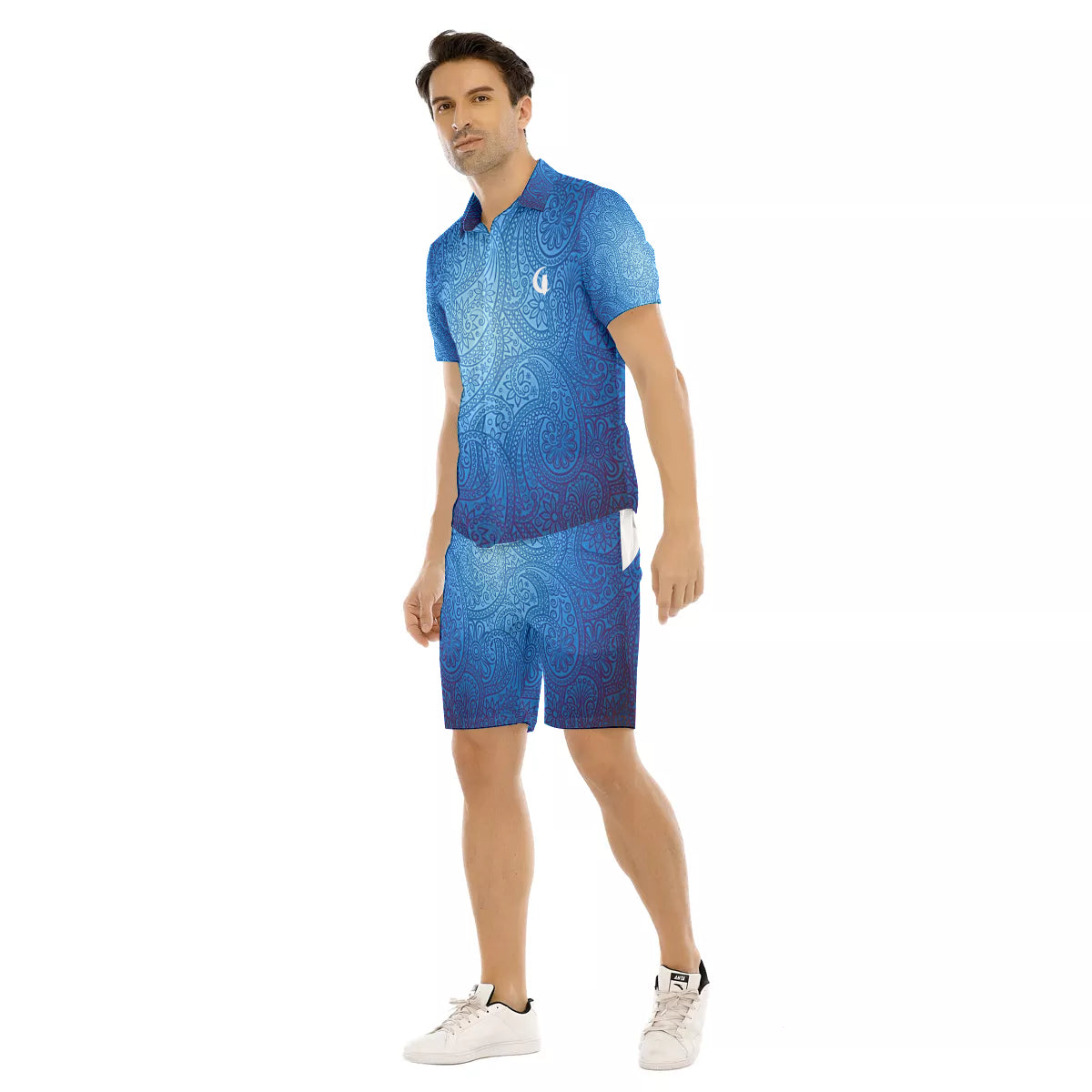 BANDANA LUXURY Cs'UP Men's Short Sleeve Shirt Sets