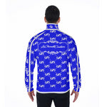 EXCELLENCE BLUE Stand Collar Jacket