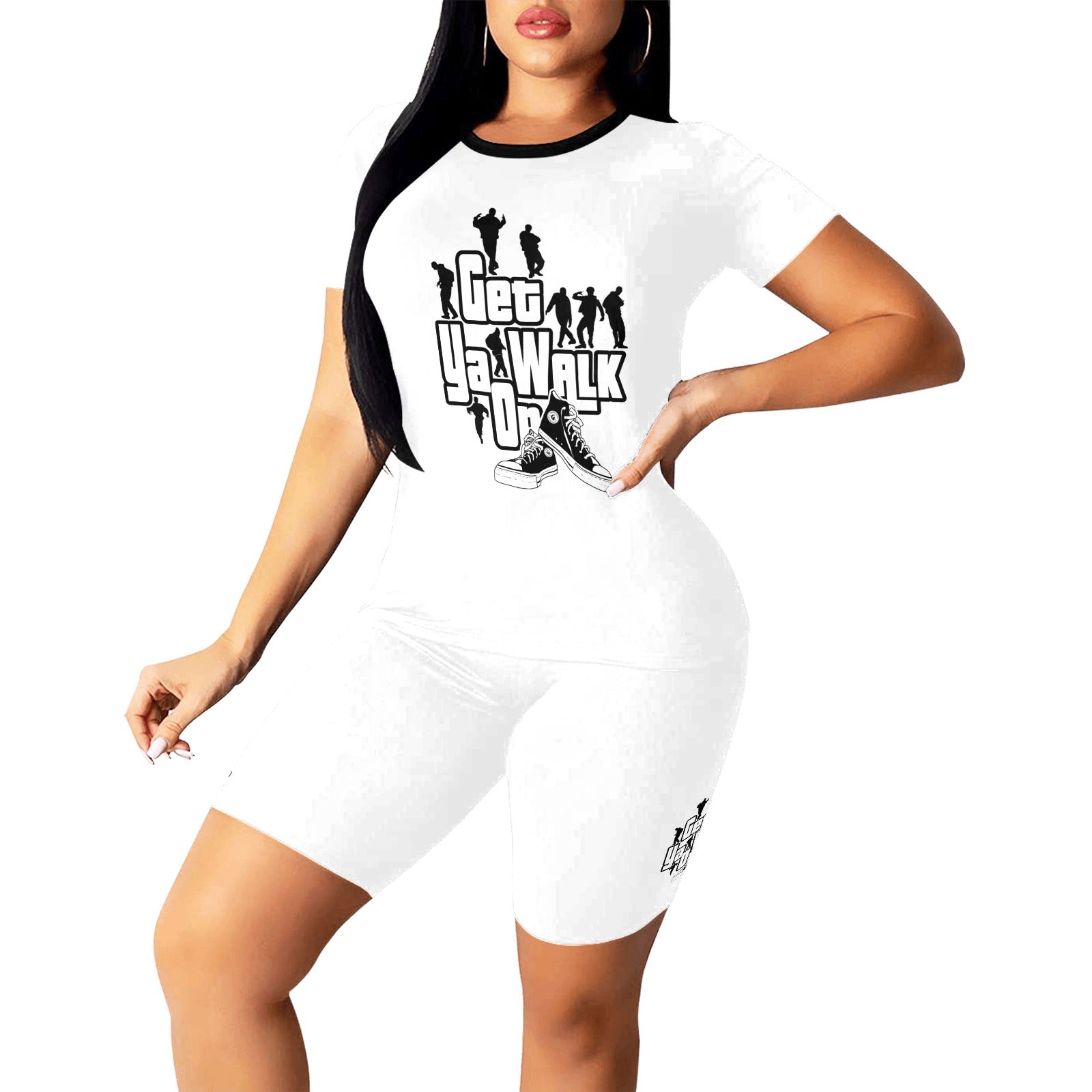 GET YA WALK ON Women's Short Yoga Set