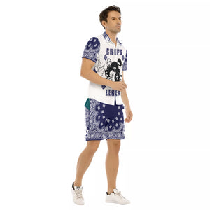 CRIP LEGEND Men's Short Sleeve Shirt Sets