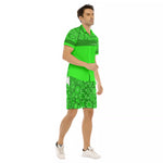 BANDANA VIRAL GREEN Men's Short Sleeve Shirt Sets