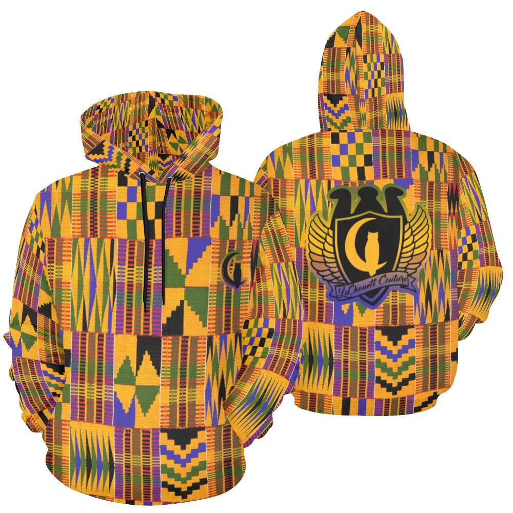 KENTE ATEF All Over Print Hoodie for Men (USA Size)