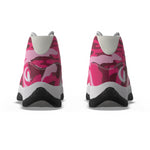 CAMOUFLAGE PINKISH Men's High Top Basketball Shoes