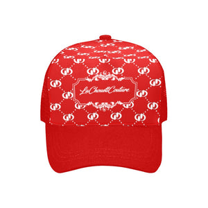 EXCELLENCE LCC RED Trucker Cap