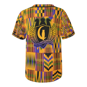 KENTE ATEF All Over Print Baseball Jersey for Men