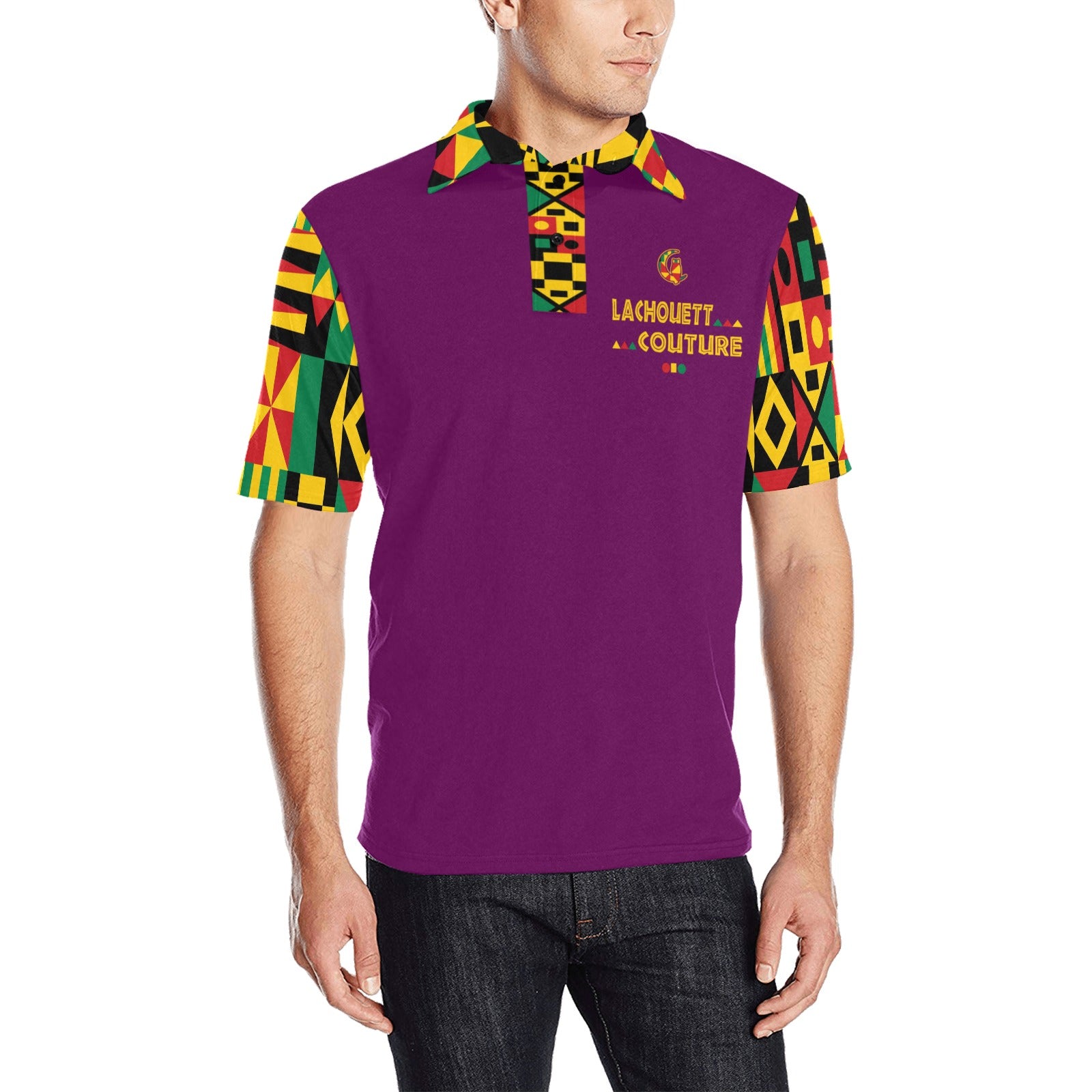 KENTE BUTAN Men's Polo Shirt