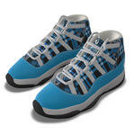 FLEXIN PLAID TQSE Men's High Top Basketball Shoes
