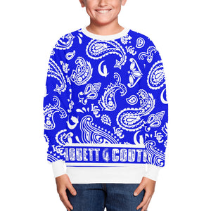 BANDANA PAISLEY Kids' All Over Print Sweatshirt