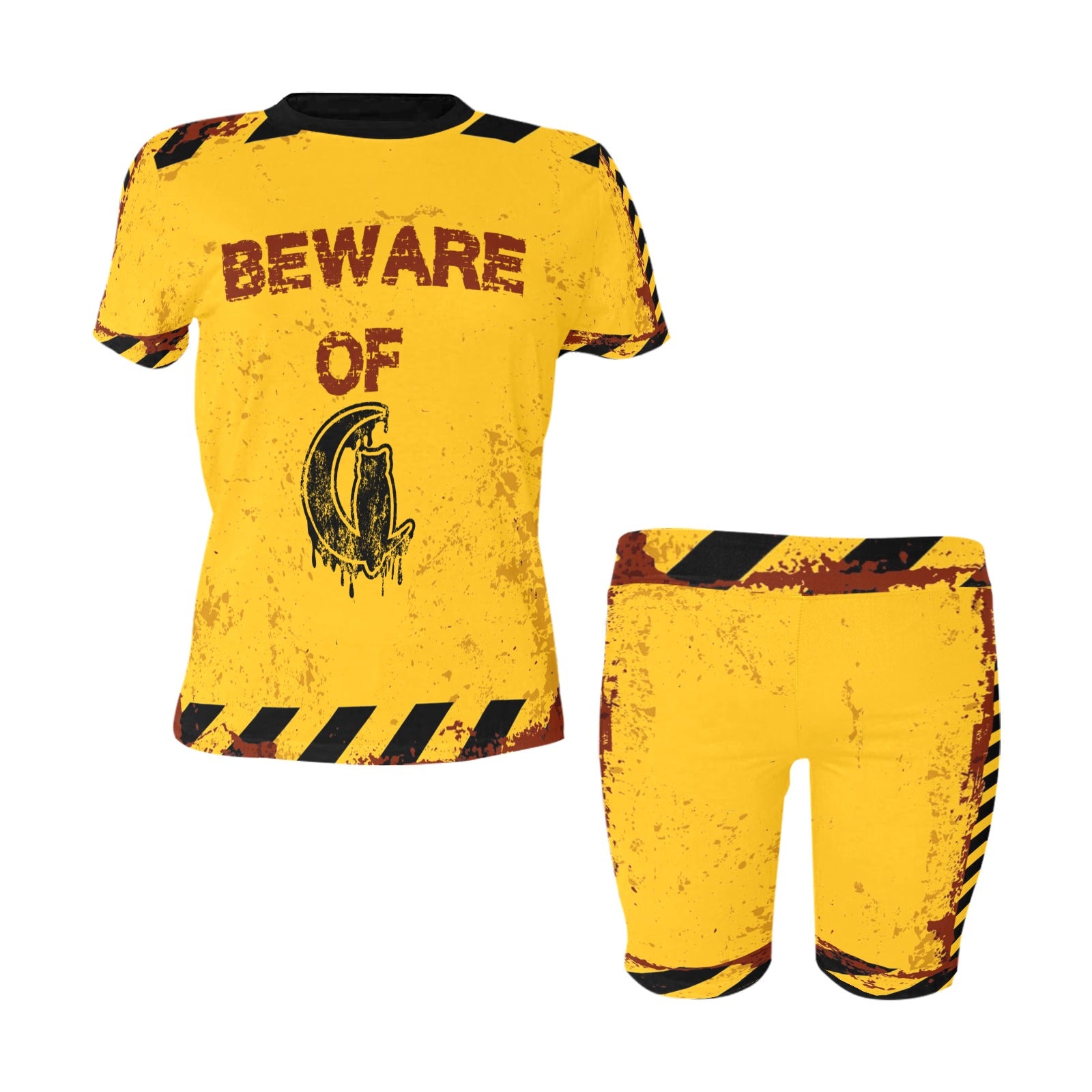 BEWARE Women's Short Yoga Set