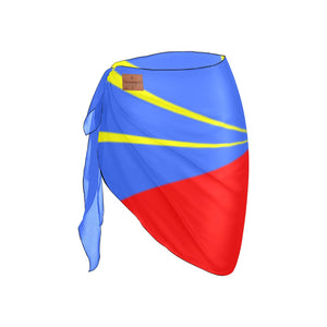 LA REUNION FLAG Beach Sarong Wrap