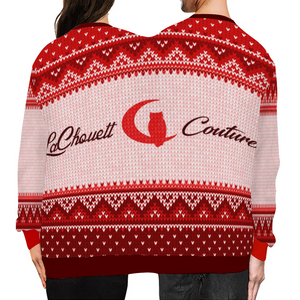 LCC Knitted RED Sweater Fashion Couple Sweatshirt