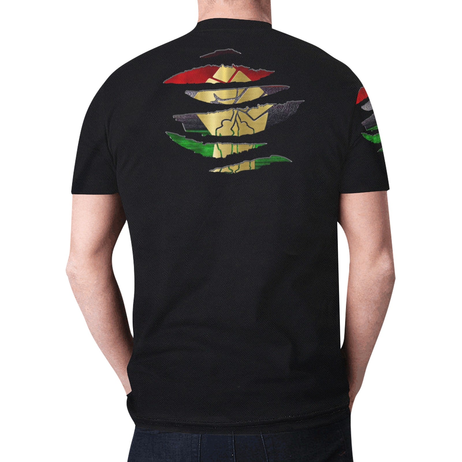 RBG ANKH RIPPED T-shirt for Men