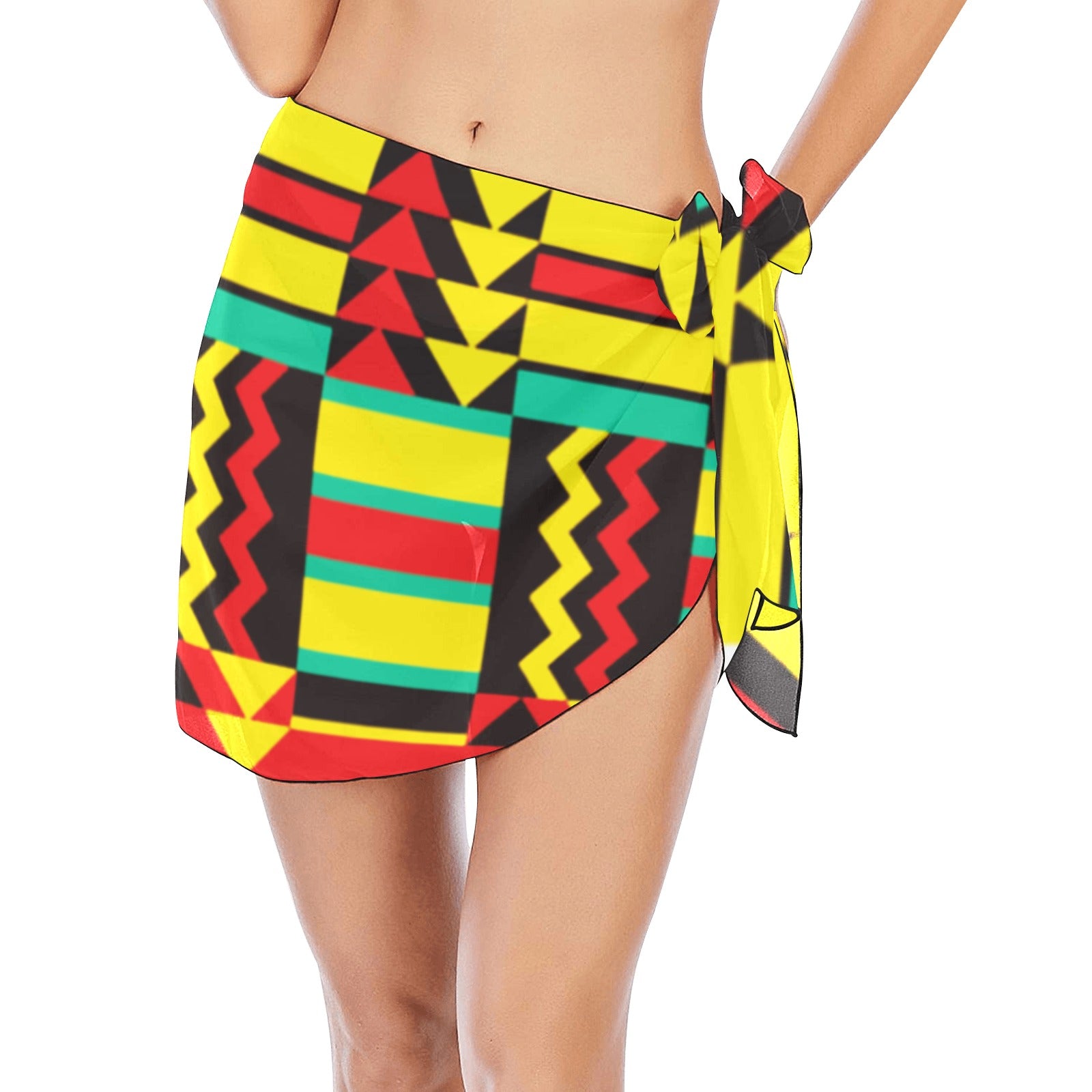 KENTE WAX Beach Sarong Wrap