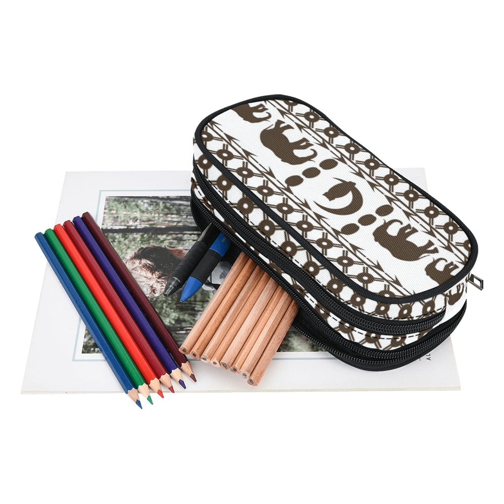 ELEPHANT ORNEMENT Pencil Pouch/Large