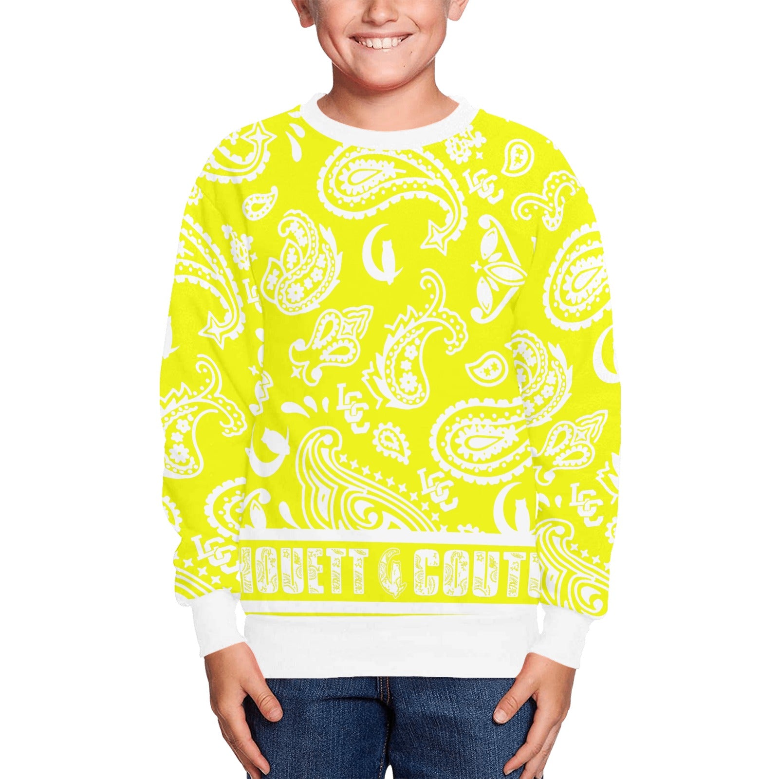 BANDANA PAISLEY Kids' All Over Print Sweatshirt