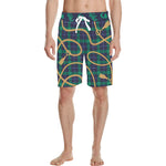 PLAID IN GOLD Men's  Casual Shorts