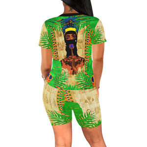 SKI MASK KWEEN Women's Short Yoga Set