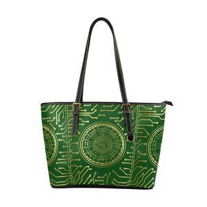 CRYPTO KMT Leather Tote Bag/Large