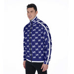 EXCELLENCE NAVY Stand Collar Jacket